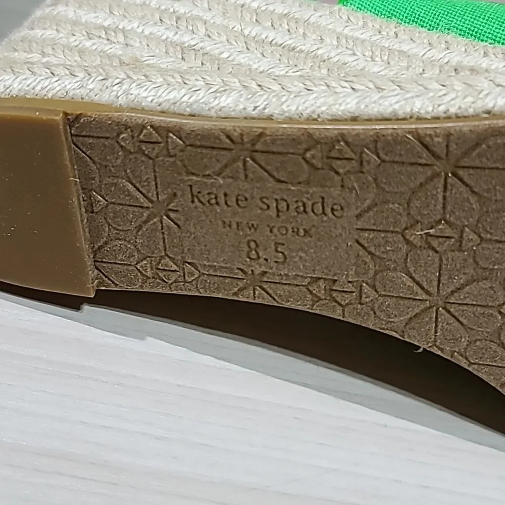 kate spade Panama Nights sandals - Green Jay US Women's 8.5 New